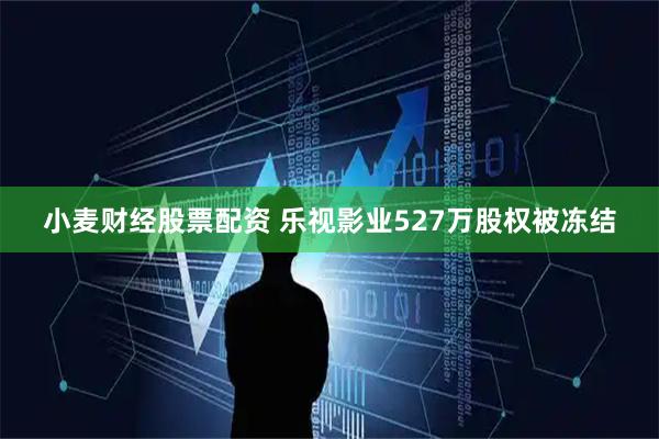 小麦财经股票配资 乐视影业527万股权被冻结